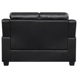 Side angle showing seating cushion detail on Finley living room set