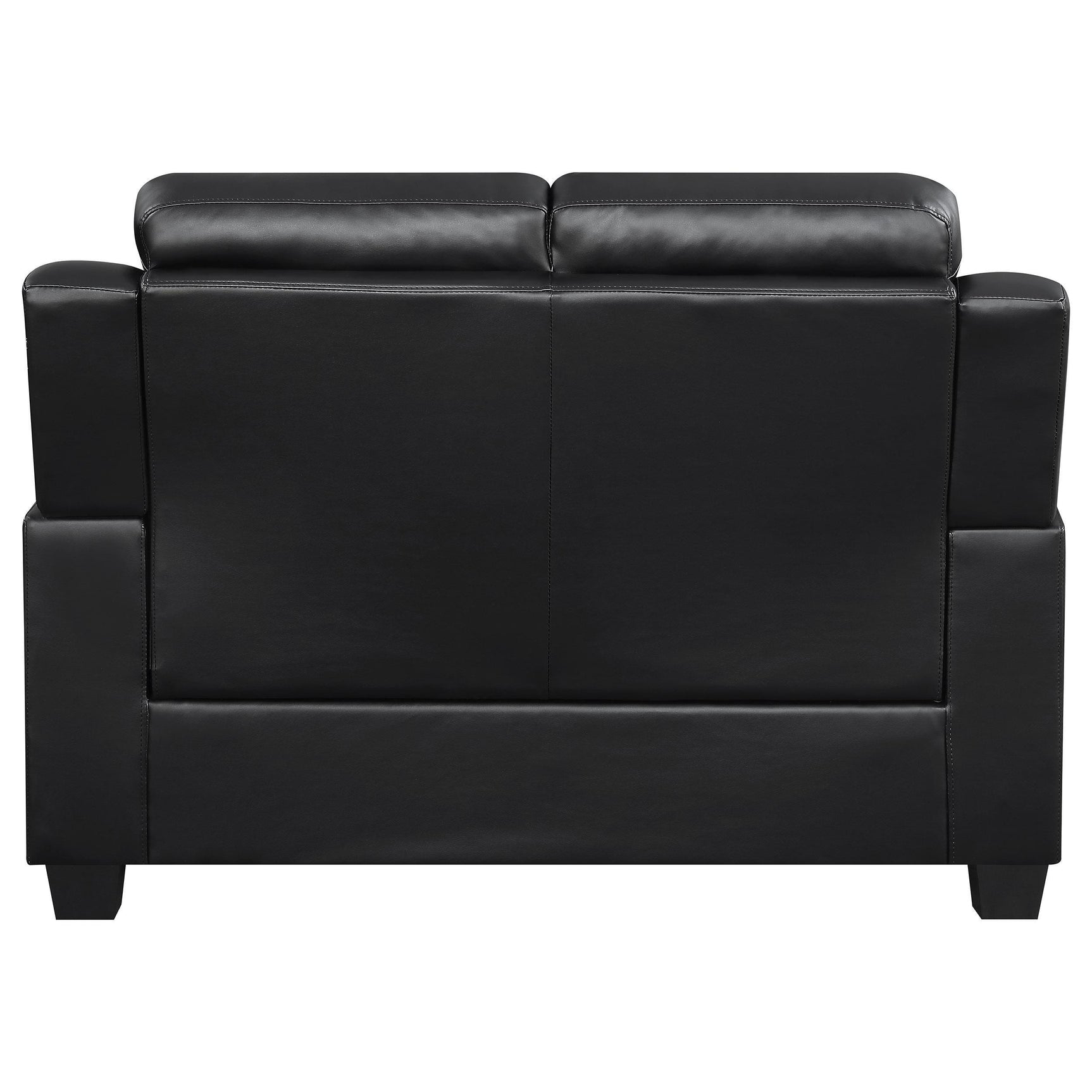 Side angle showing seating cushion detail on Finley living room set