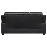 Main view of Finley Casual Brown sofa and loveseat together
