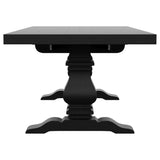 Florence dining table in a styled dining room setting