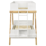 Lower bunk open design with low head and footboards