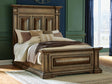 Frantanna Brown Queen Panel Bed from Decor Furniture