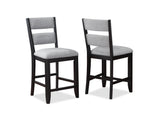 top view of Frey rectangular counter height dining table