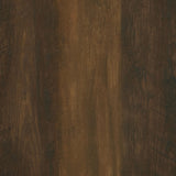 Frisco Square coffee table corner detail in dark pine