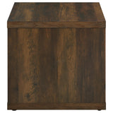 Frisco square side table top surface close-up