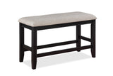 Side view of Fulton Light Gray Counter Height Dining Set