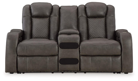 Side view showing reclining position and armrest