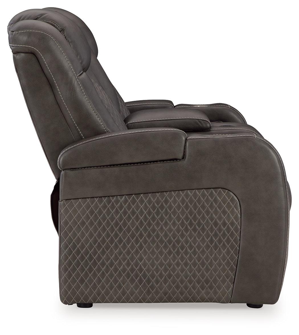Open console storage compartment
