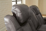 Attached high-resiliency foam cushions