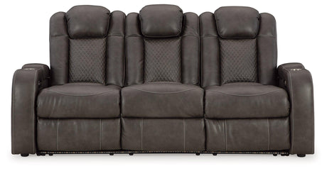 Armrest with flip-top storage and cup holder