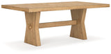 Galliden Dining Table side angle