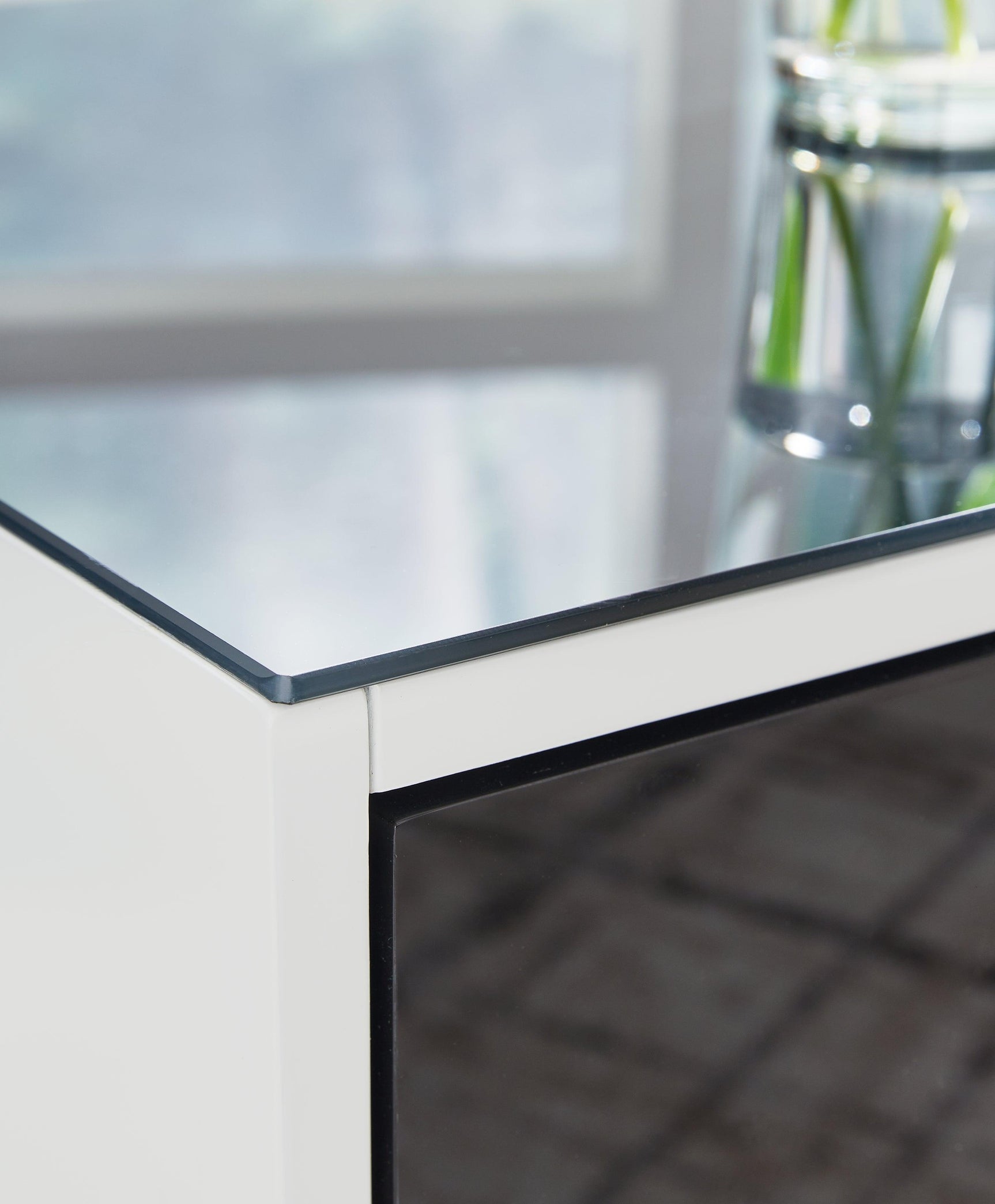 Gardoni End Table room setting with couch