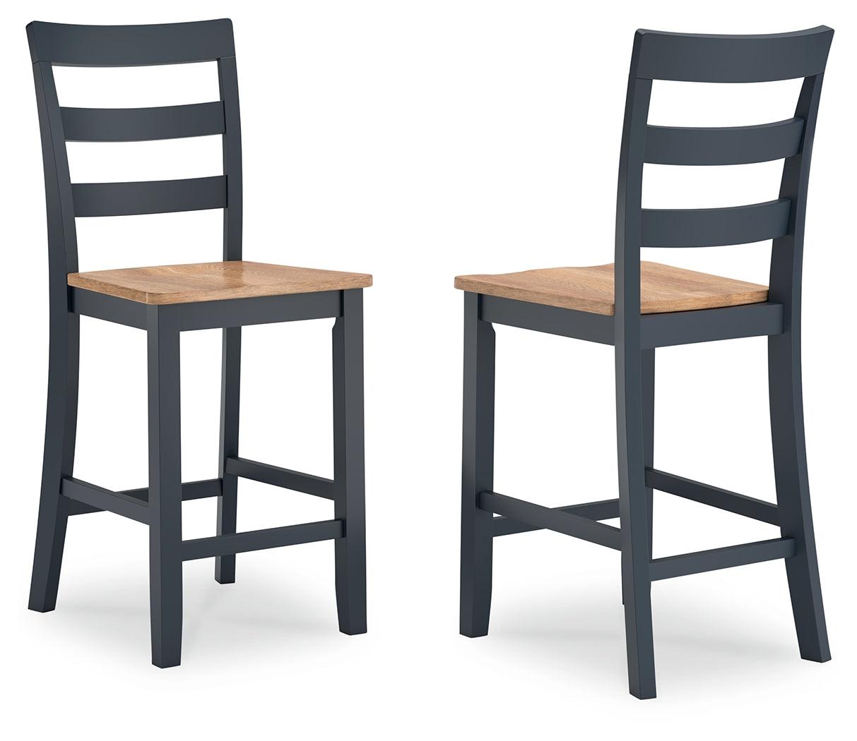 Gesthaven barstool adjustable levelers detail