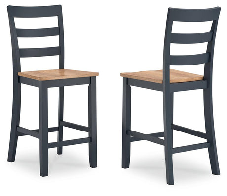Gesthaven barstool adjustable levelers detail