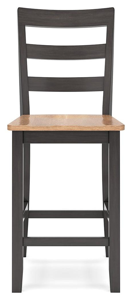 Gesthaven barstool footrest and legs detail