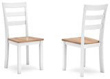 Gesthaven chair side view showing contoured seat