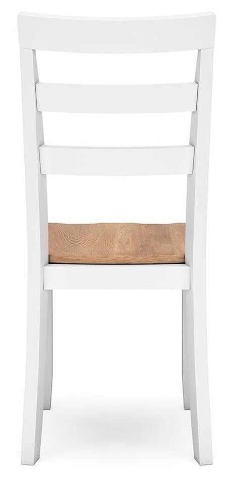 Close-up of mango wood seat and frame