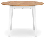 Leg base detail of Gesthaven drop leaf table