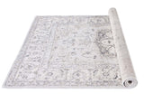 Glitz 712 Carbon rug on hardwood floor