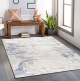 Glitz 715 Steel area rug 5x7 top view