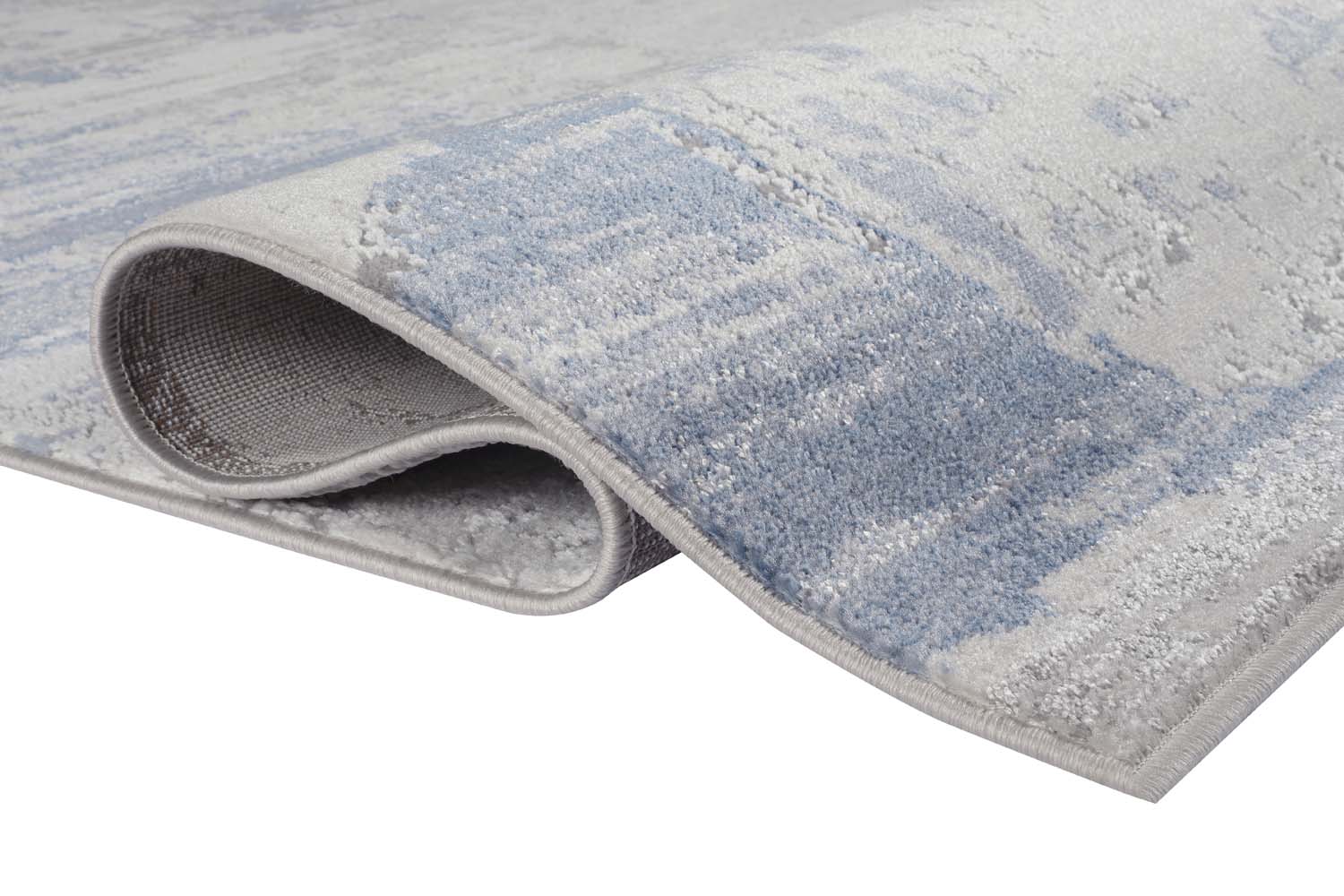 Glitz 715 Steel area rug 5x7 color detail
