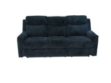 Grace Black Corduroy Reclining Sofa with Drop-Down Table, Loveseat, and Glider Recliner Set view 11