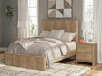 Gramburg Warm Natural Brown Full Panel Platform Bed from Decor Furniture