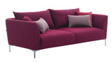 Detail of fabric and cushions on Gravity Exen Sofa