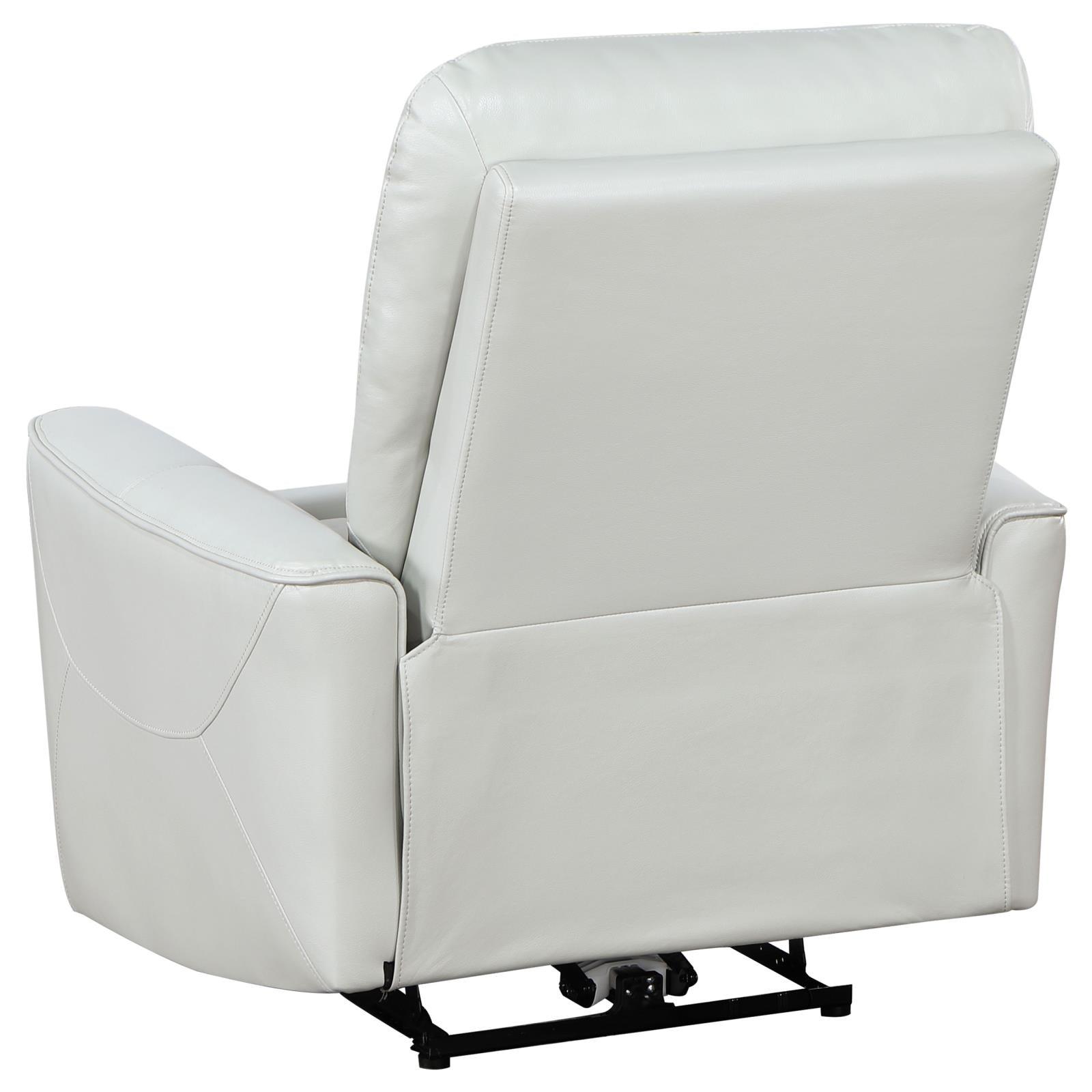 Greenfield recliner in reclined position