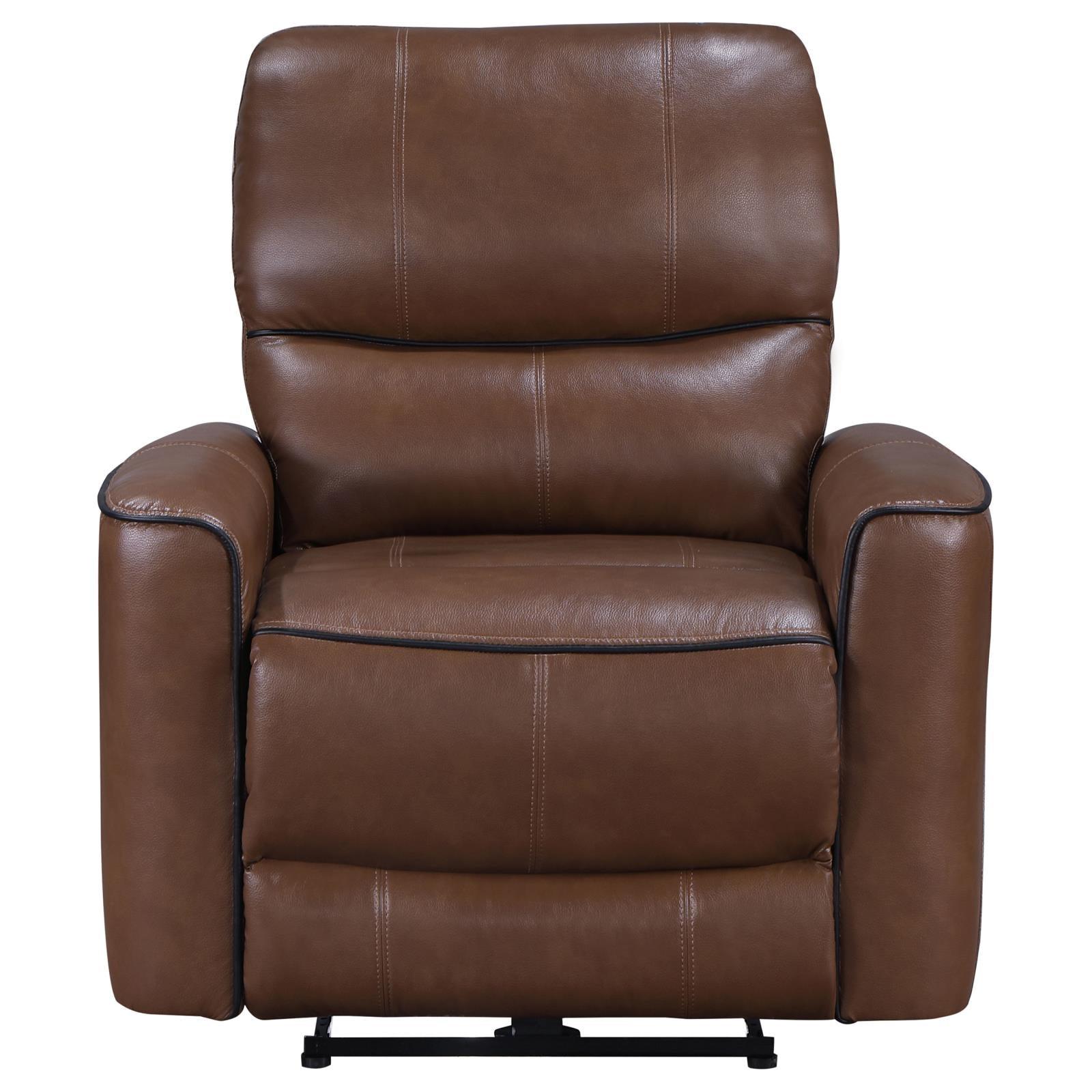 Control panel with USB port on power recliner arm