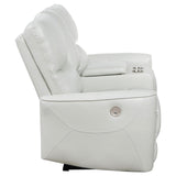Greenfield Power Reclining Loveseat overall front angle