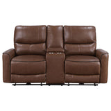 Greenfield loveseat cup holders with drinks placed