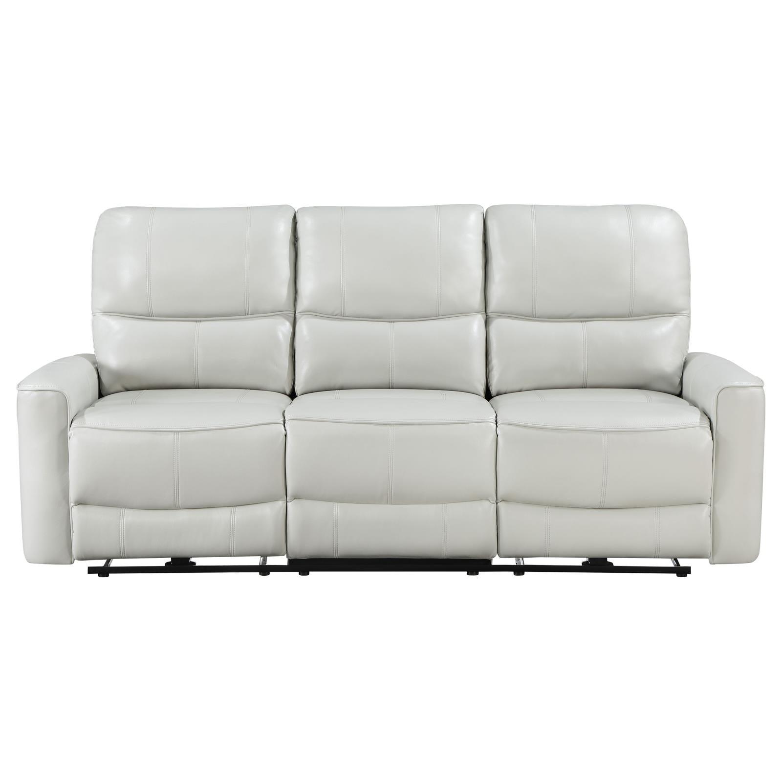 Close-up of Greenfield Ivory Sofa tufted cushions