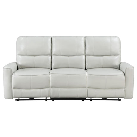 Close-up of Greenfield Ivory Sofa tufted cushions