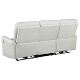 Greenfield Ivory Sofa USB charging port on armrest