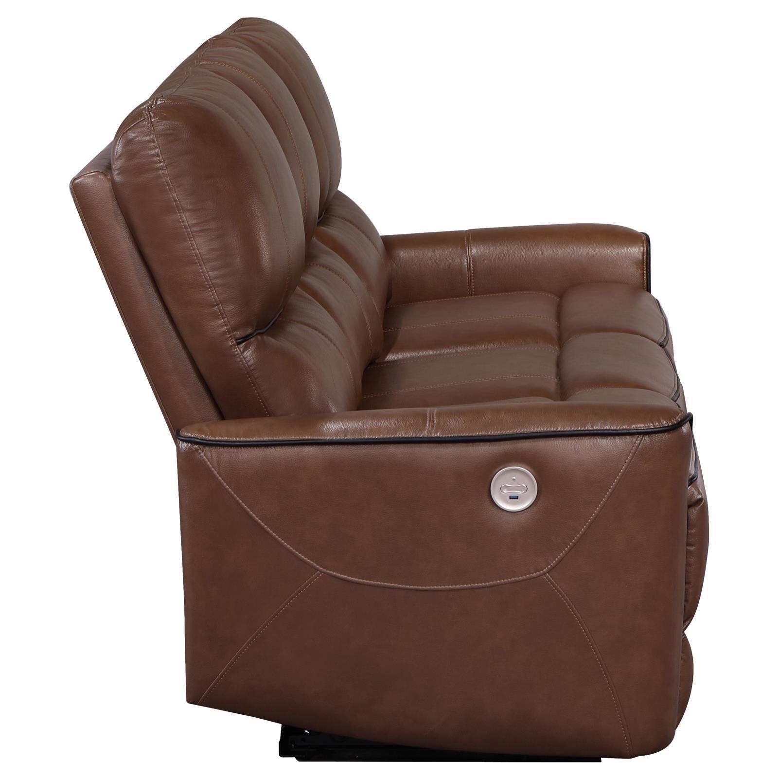 Attached back cushions with subtle tufting