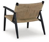 Halfmore accent chair in living room setting