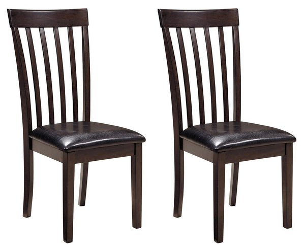 Hammis dark brown dining chair front view