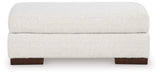 Hartside Frosted Performance Fabric,Next-Gen Nuvella™,Chenille Ottoman view 3