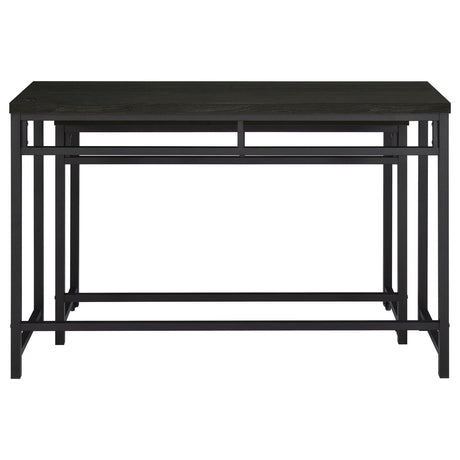 Wheels on nesting table