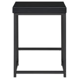 Top angle showing table shapes