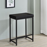 Stools showing footrests and seat height