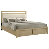 Hendricks Eastern King Panel Headboard Platform Bed Light Oak view 3