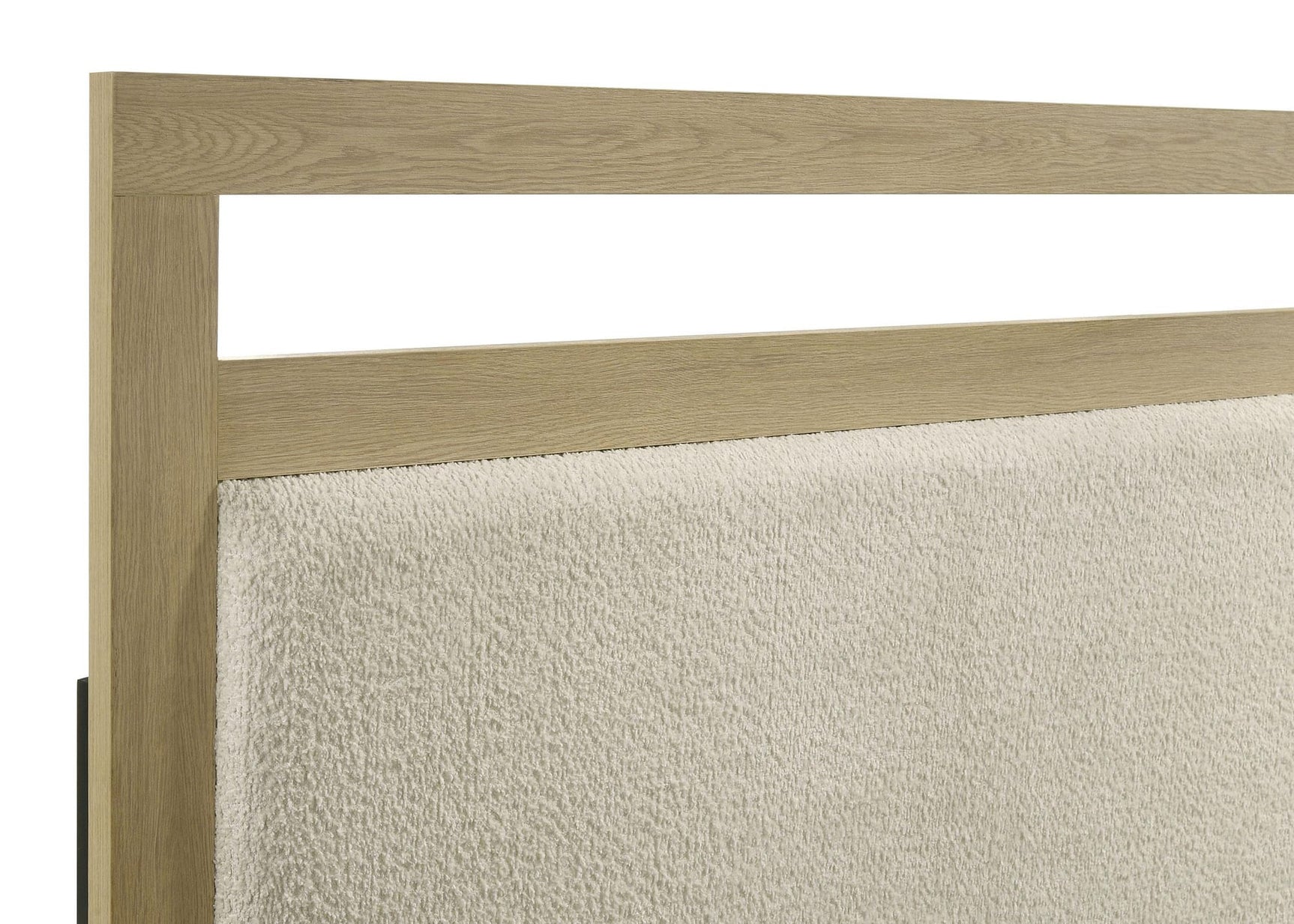 Hendricks Queen Panel Headboard Platform Bed Light Oak view 7