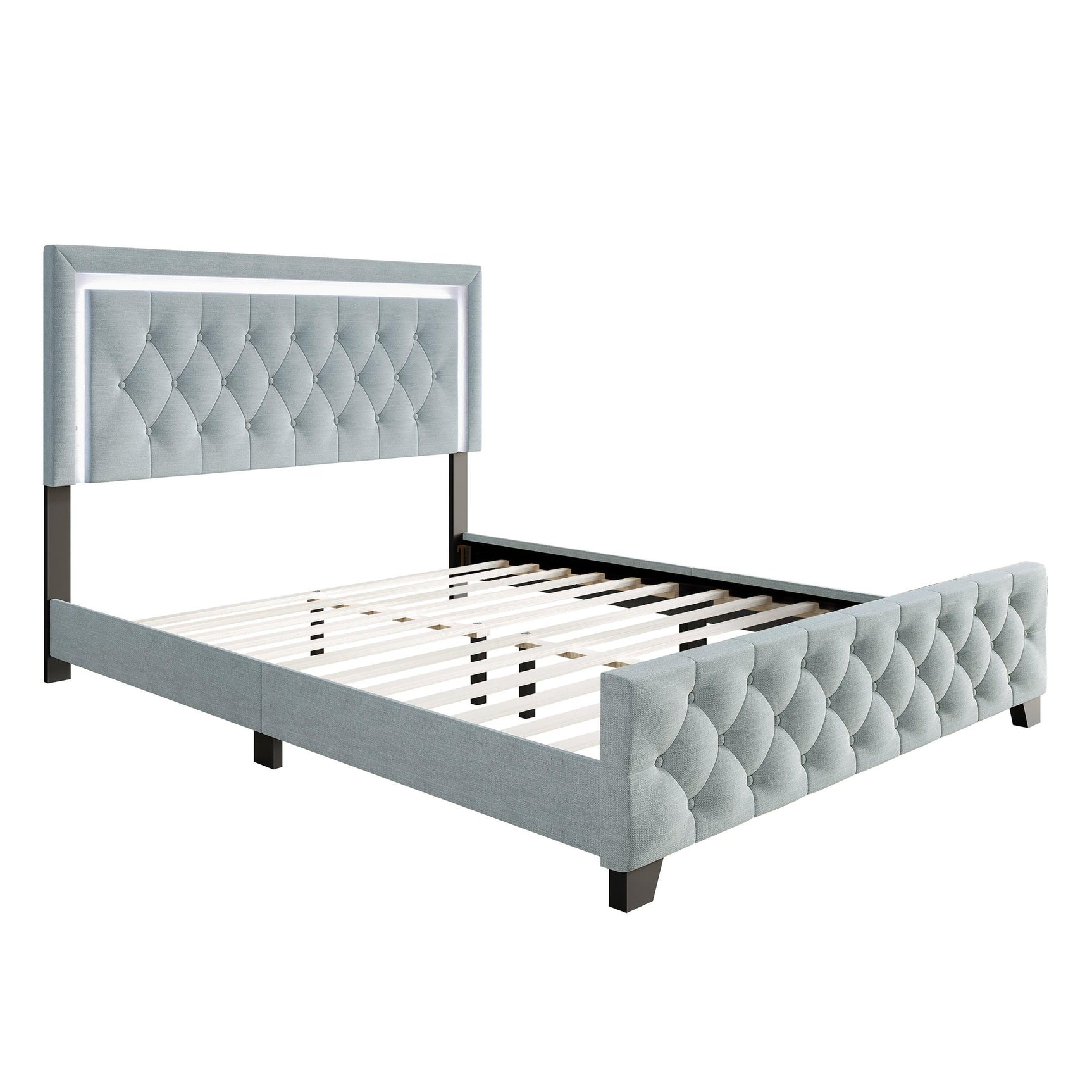 Oluma Twin Bed platform frame detail