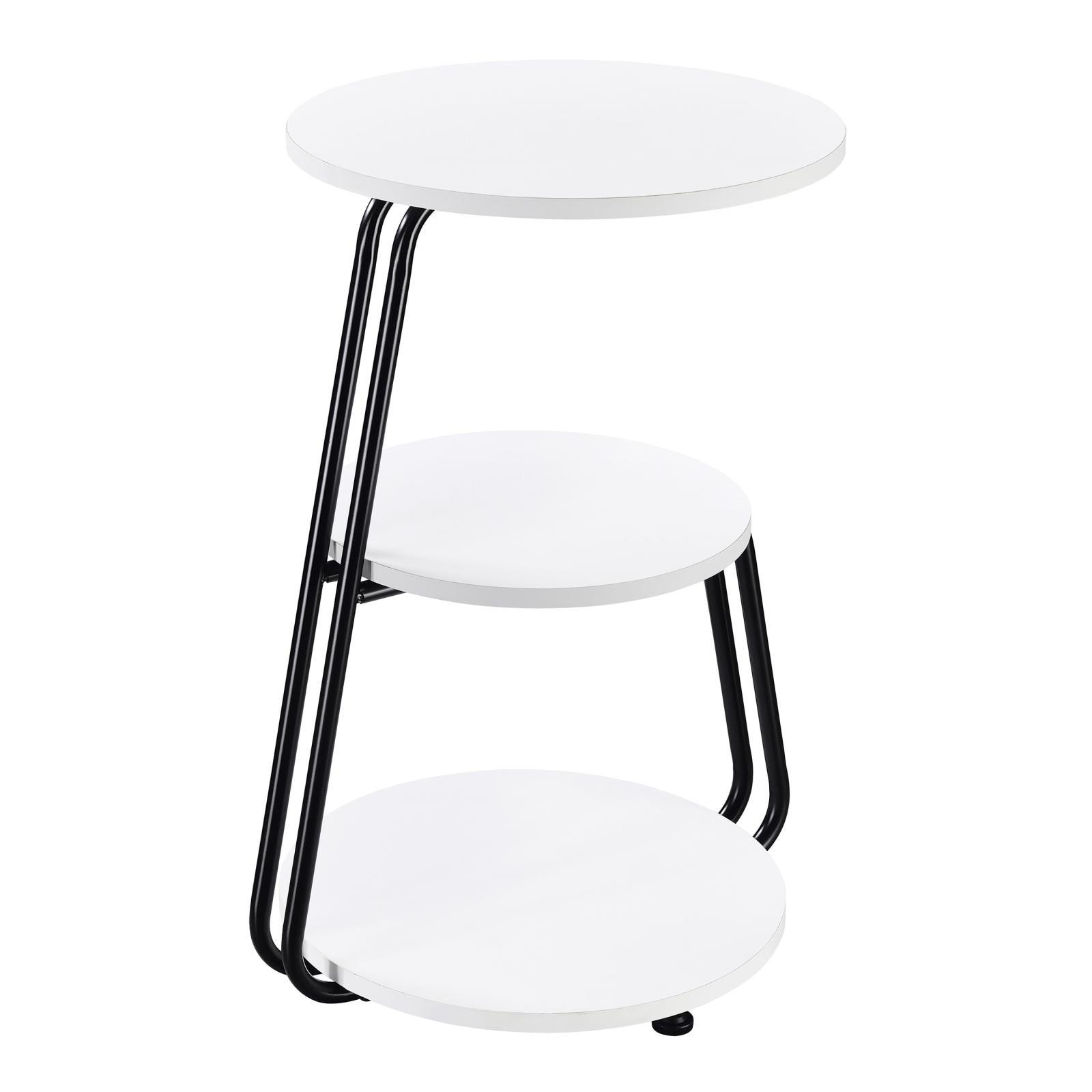 Hilly side table positioned in a modern living room setting