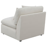 Back view of Hobson Upholstered Armless Chair