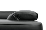 Holly Black Italian Leather 6-Piece Power Reclining Corner Sectional with Console view 16