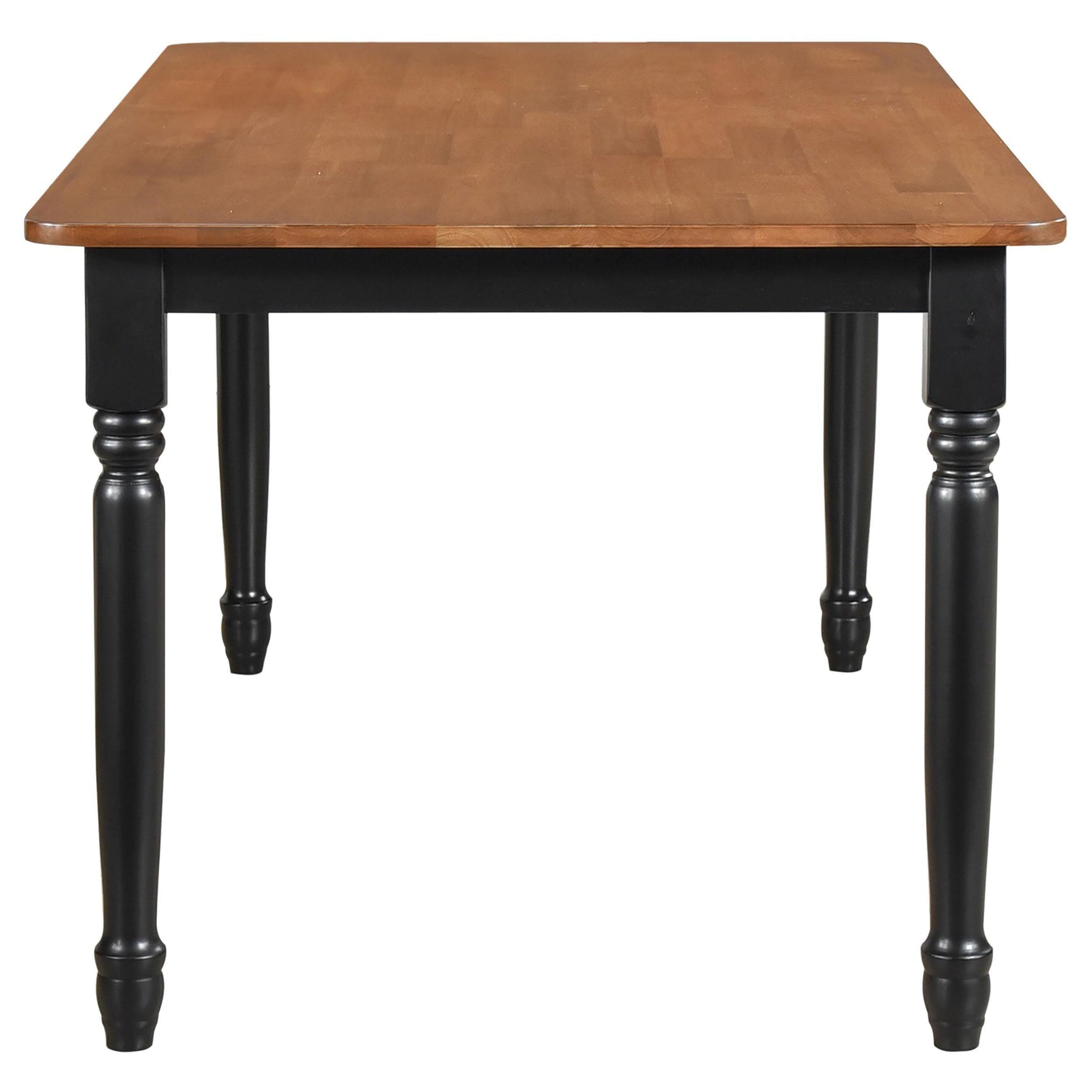 Hollyoak table close-up of walnut tabletop