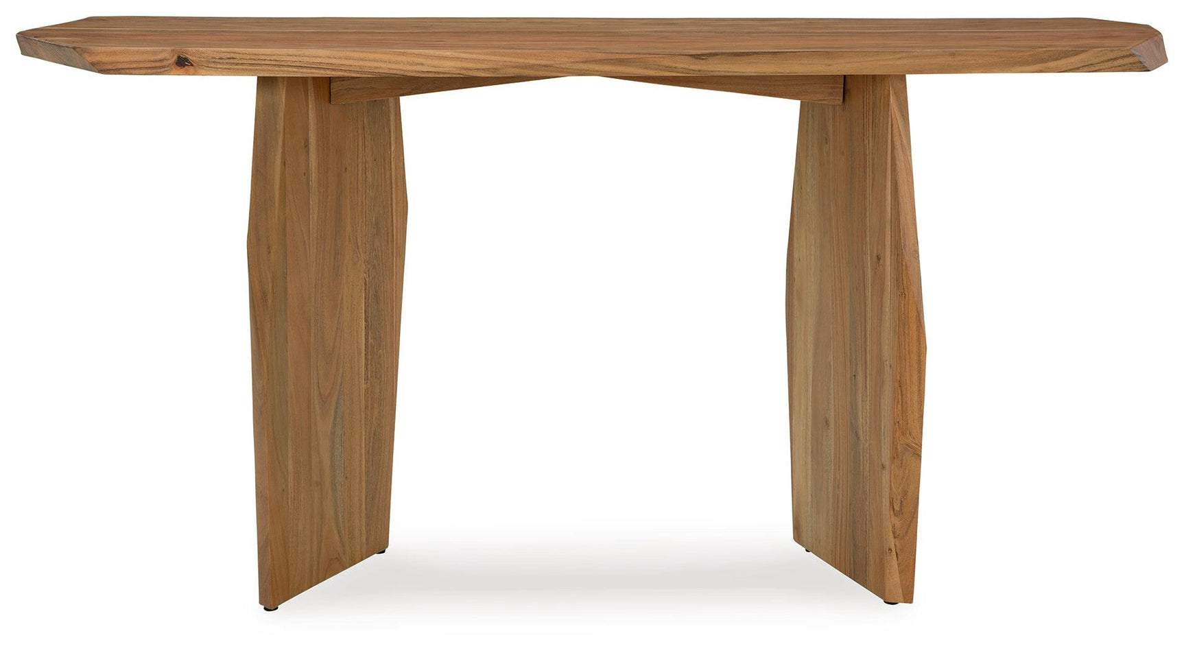 Holward Console Sofa Table styled behind sofa